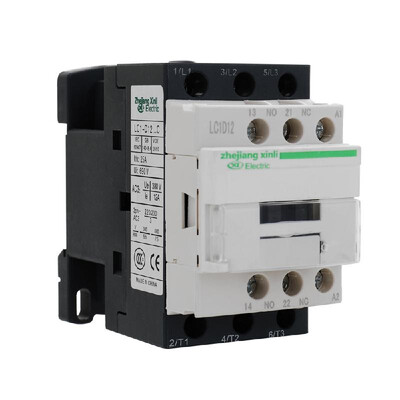 

AC Connector Electric 220V 5060Hz Poles Coil AC Modular Contactor LC1-D High Sensitivity Strong Conductivity