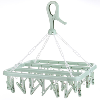 

Additives racks plastic drying racks 32 clip folding racks multi-purpose drying pants rack drying racks drying racks socks rack Nordic green WG-1274