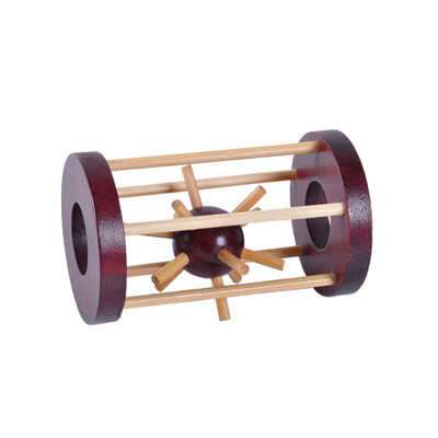 

〖Follure〗New Take Thorn From The Cage IQ Brain Teaser Logic Kids Wooden Puzzle Toy