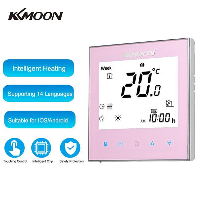

KKmoon Digital Water Heating Thermostat with WiFi Connection & Voice Control Energy Saving AC 95-240V 5A Touching Screen LCD Displ