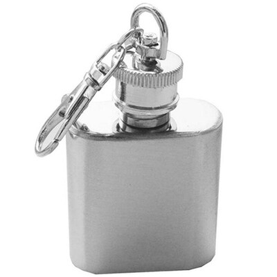

1 oz Mini Pocket Stainless Steel Wine Bottle Whiskey Liquor Hip Flask Screw Cap
