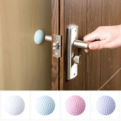 

2Pcs Golf Ball Styling Rubber Anti-collision Mat Table Corner Protection Pad Round Wall Protector Self Adhesive Door Handle Bumper