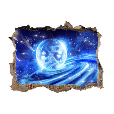 

3D PVC Self-Adhesive Planet Starry Sky Wall Sticker DIY Removable Decals