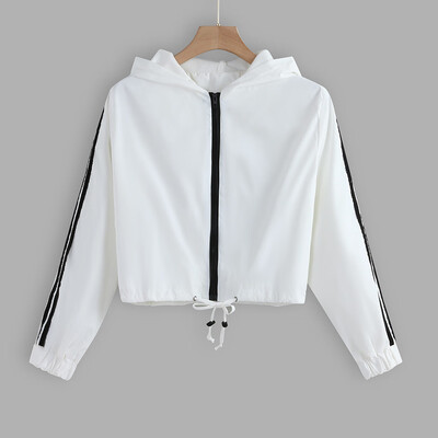 

Gobestart Womens Long Sleeve Zipper Interior Mesh Windbreaker Wacket Coat Outerwear
