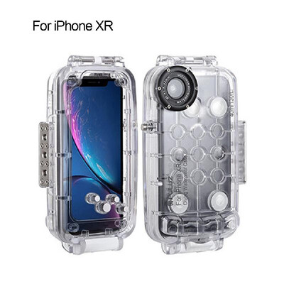 

PULUZ 40m130ft Diving Waterproof Case Smartphone Protective Cover Underwater Housing Case Shock-proof 360° Full Protection for i
