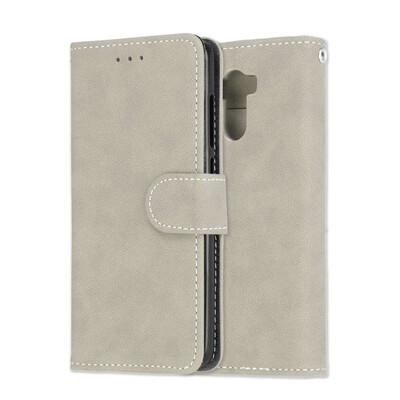 

MOONCASE Millet red rice 4 retro matte 3 card holster - gray