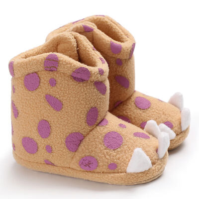 

Baby Girl Boots Brandborn Infant Shoes Dots Monster Claw Shaped Bebe Zapatos Winter Warm booties