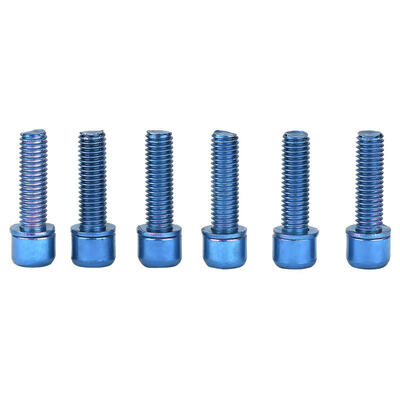 

6pcsset High Carbon Steel M5 Hex Bicycle Holder Screws Bottle Rack Screws