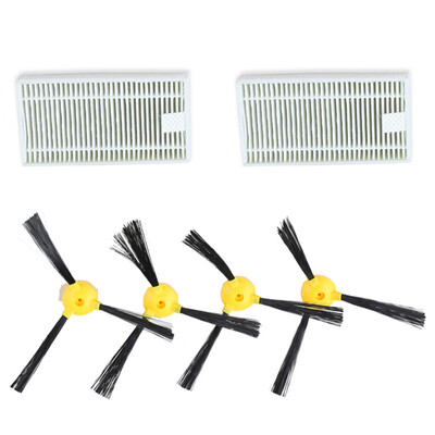 

Sweeper Kits For Liectroux B6009 Reduce Micro-Dust Filters E​dge Brushes Parts