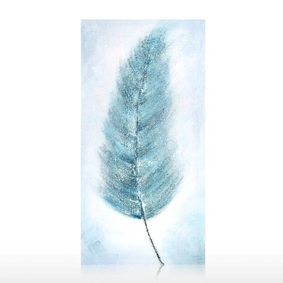 

Plume Oil Painting Hand Painted on Canvas Abstract Artwork Hanging Wall Art Decoration
