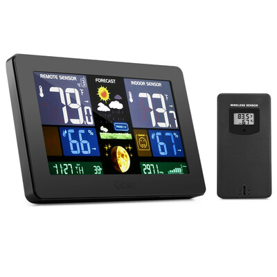 

GBlife PT3378 Multi-functional Barometer Indoor Outdoor Weather Station