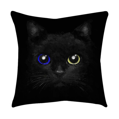 

〖Follure〗Rose Black Gold Cushion Cover Square Pillowcase Home Decoratio