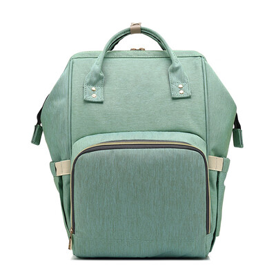 

Multi-function large capacity anti-splashing solid color Mummy bag pregnant women portable fashion backpack