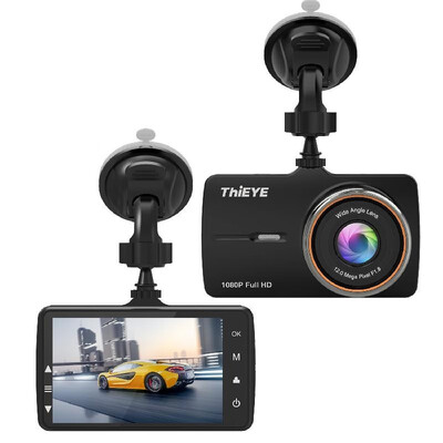 

ThiEYE 1080P FHD Dual Lens Dash Cam Car Driving Recorder Car DVR Loop Recording G-ensor Parking Monitor
