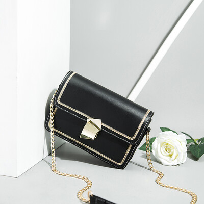 

Summer senior sense single shoulder chain small lady 2019 messenger bag Joker texture fashion style