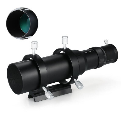 

50mm Guide Scope Finderscope for Astronomical Telescope 200mm Focal Length F4 Focal Ratio Guidescope with Helical Focuser