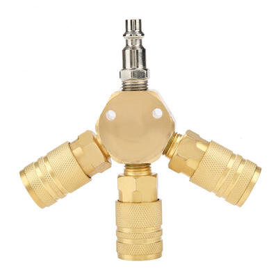 

Greensen Quick-coupling Air Gas Pneumatic T Shape Three Way Tee Connector for Tube Pipe
