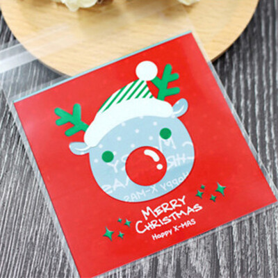 

100pcs Christmas Gift Bags Snack Pouch XMAS Wedding Party Candy Favour bags New