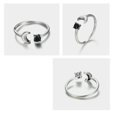 

Best selling European&American for romantic stars&zircon mosaic ring simple fresh womens jewelry