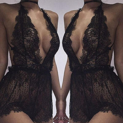 

Sexy Lingerie Women Nightwear Underwear Babydoll Sleepwear Lace Dress G-string