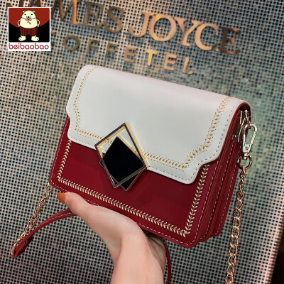 

Shangxin womens bag 2019 new fashion chain 100 shoulder bag quality feeling foreign gas retro oblique satchel bag