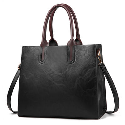

Womens bag Korean version of the new womens bag handbag concise large bag fashion single shoulder bag inclined bag all the way