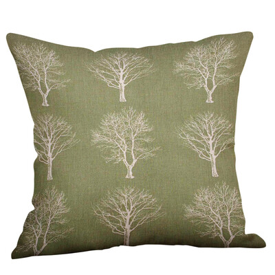 

〖Follure〗Green Lime Natural Cream Cotton Linen Pillow Case Sofa Cushion Cover Home Decor