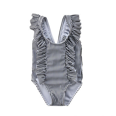 

Cute Newborn Baby Girls Striped Swimwear Swimsuit Bikini Bathing Suit One-Piece