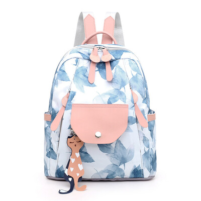 

Printed shoulder bag female new Korean fashion Joker casual girl little fresh backpack student ins bag