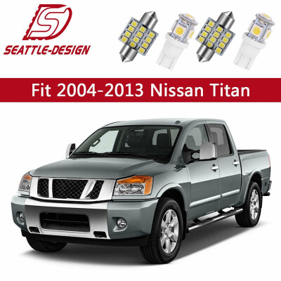 

17x White LED Dome Map Bulb Interior Light Package Kit For Nissan Titan 2004-13