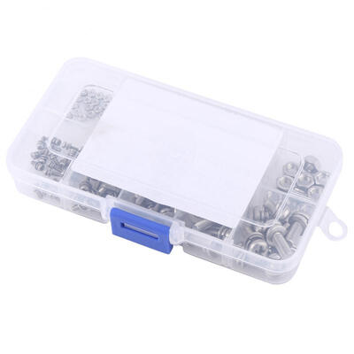 

Greensen 160pcs Stainless Steel SS304 Pan Head Screws Nuts Assortment Kit M2 M25 M3 M4 M5