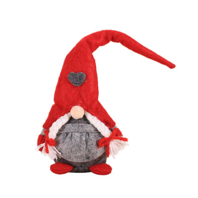 

Swedish Gnome Christmas Ornament Plush Tomte Doll Toy Tabletop Santa Holiday navidad Decoration Gift