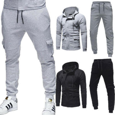 

Mens Gym Slim Fit Trousers Tracksuit Bottoms Hoodie Joggers Sweat Track Pants