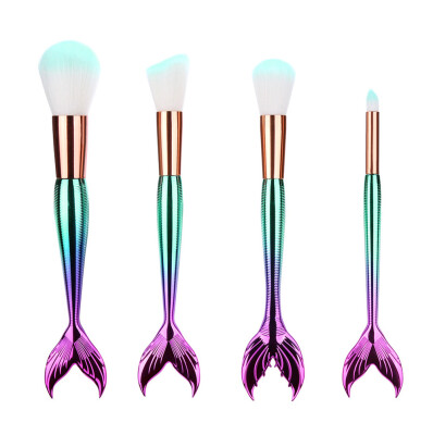 

Toponeto 4PCS Make Up Foundation Eyebrow Eyeliner Blush Cosmetic Concealer Brushes