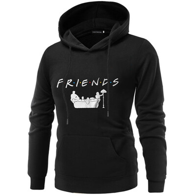 

Womens Teen Girls Friends Letter Print Hoodie Casual Pullover Sweatshirt Tops