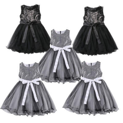 

Girls Princess Party Wedding Bridesmaid Tutu Dresses Children Photograph Dresses