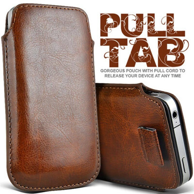 

Fashion PU Leather Pull Tab Sleeve Pouch for Xiaomi Redmi 4 5 6 6A Pro Prime Phone Cases Bag Universal Full Protective Pouch