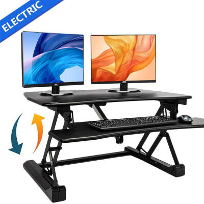 

36" Electric Standing Desk Adjustable Stand up Desk Converter