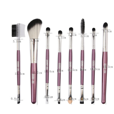 

8pcs1 Set Makeup Brushes Set Lip Contour Eyeshadow Concealer Blush Powder Brush Eyebrow Eyelash Comb Cosmetic Tools New Hot