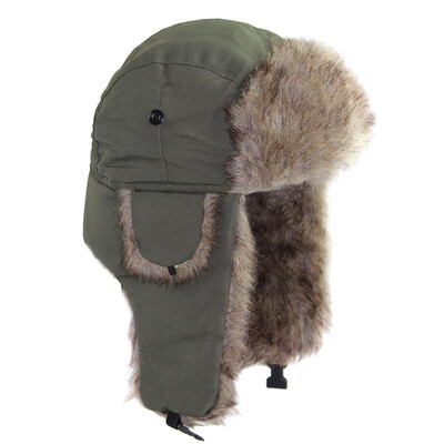 

Unisex Men Women Russian Hat Trapper Bomber Warm Trooper Ear Flaps Winter Ski Hat Cap Headwear
