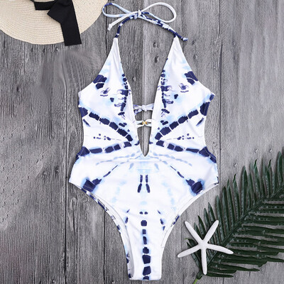 

Saidsome Women Fashion Sexy Solid One-Piece Jumpsuit Beachwear Swimwear Push-up Bikini
