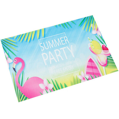 

Tableware Waterproof Flamingo Placemat Dining Table Mats Disc Bowl Slip-resistant Creative Printed Kitchen Dining Pads Mat 45x30cm