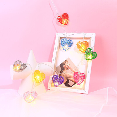 

Tailored Rattan Heart Shape 2M String Lights 10 LED Outdoor Indoor Christmas Tree Xmas