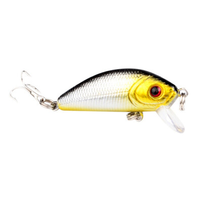 

1PCSlot 5cm 36g Fishing Crank Lure Minnow Hard Bait with 2 Fishing Hooks Fishing Tackle Lure 3D Eyes high quantity shock