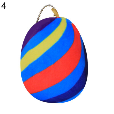 

Lovely Colored Easter Egg Pendant Plush Toy Children Gift Party Home Decoration