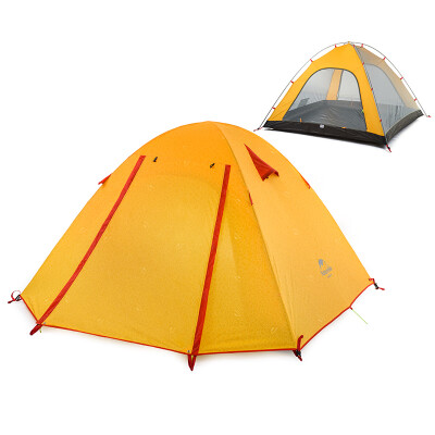 

NH move customer aluminum pole tent camping camping equipment double sunscreen thickening beach wild awning 2 people daylight orange