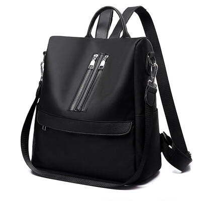 

Tailored Fashion Ladies Oxford Cloth Wild Large Capacity Backpack Student Bag Travel Bag