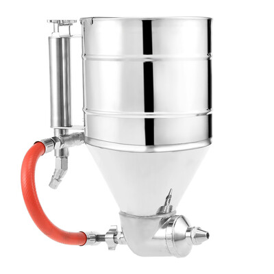 

Stainless Steel Air Paint Spray Gun for Diatom Mud Putty Powder