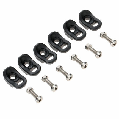 

6pcs Kayak Eyelets Kit Fixed on Top for Securing Deck Line Safety Deck Fitting Kayak Accessories