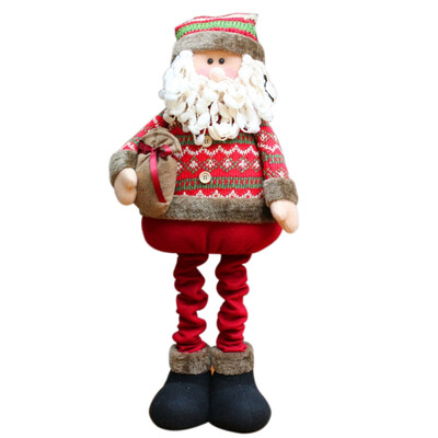 

Christmas Natal Retractable Standing Christmas Doll Large Santa Claus Snowman Elk Doll Kids New Year Gift Christmas Decoration